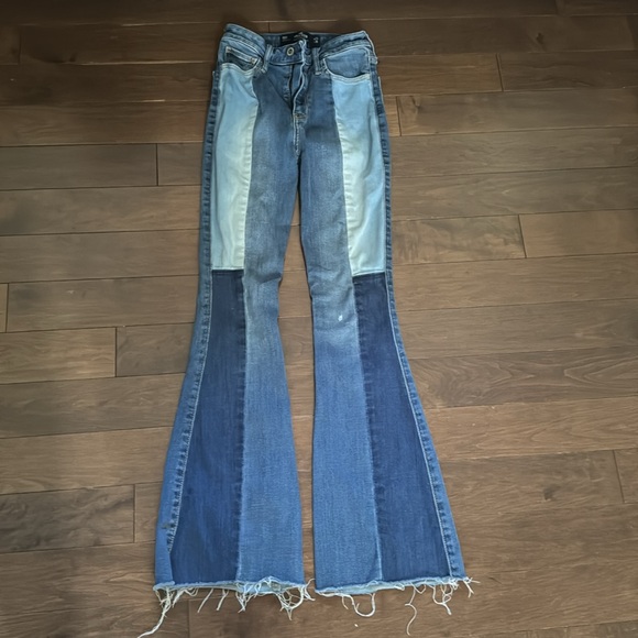 Juniors Hollister flare jeans size 00s - Picture 6 of 8